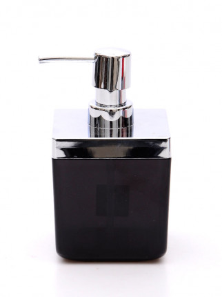  Toskana Sıvı Sabunluk Şeffaf Siyah SA01-25
