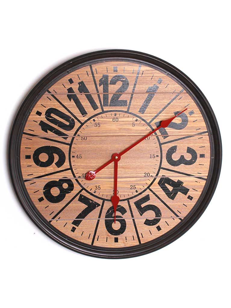 PLUTTIS black 52 cm wall clock | IKEA