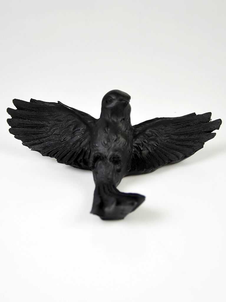 Dekoratif Kuş Biblo Siyah