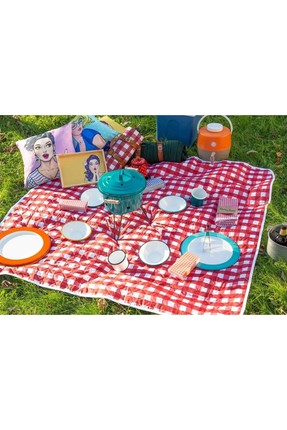  Piknik Örtüsü Isı ve Nem korumalı 160x160 -Mavi