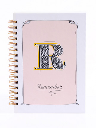 Harfli Defter - R Harfi NOTE007
