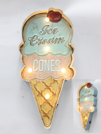 Ice Cream Işıklı Pano