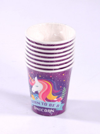  Parti Bardak 8'li Set - Unicorn