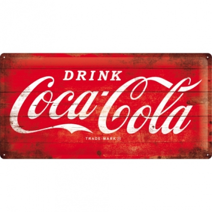 Nostalgic Art Coca Cola Teneke Tabela 25x50