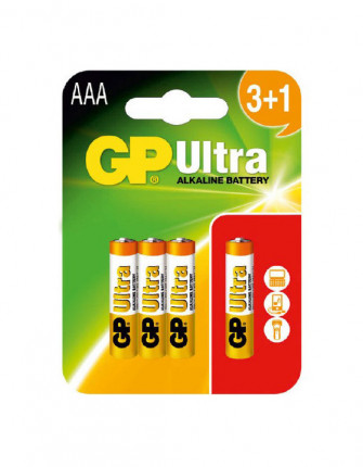 GP Alkaline İnce Kalem Pil (3+1)